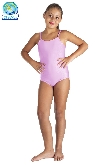 BODY LYCRA SPALLINE TINTA UNITA ROSA BAMBINA